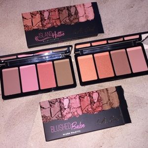 2 LOT L.A. GIRL FANATIC BLUSH PALETTE BUNDLE